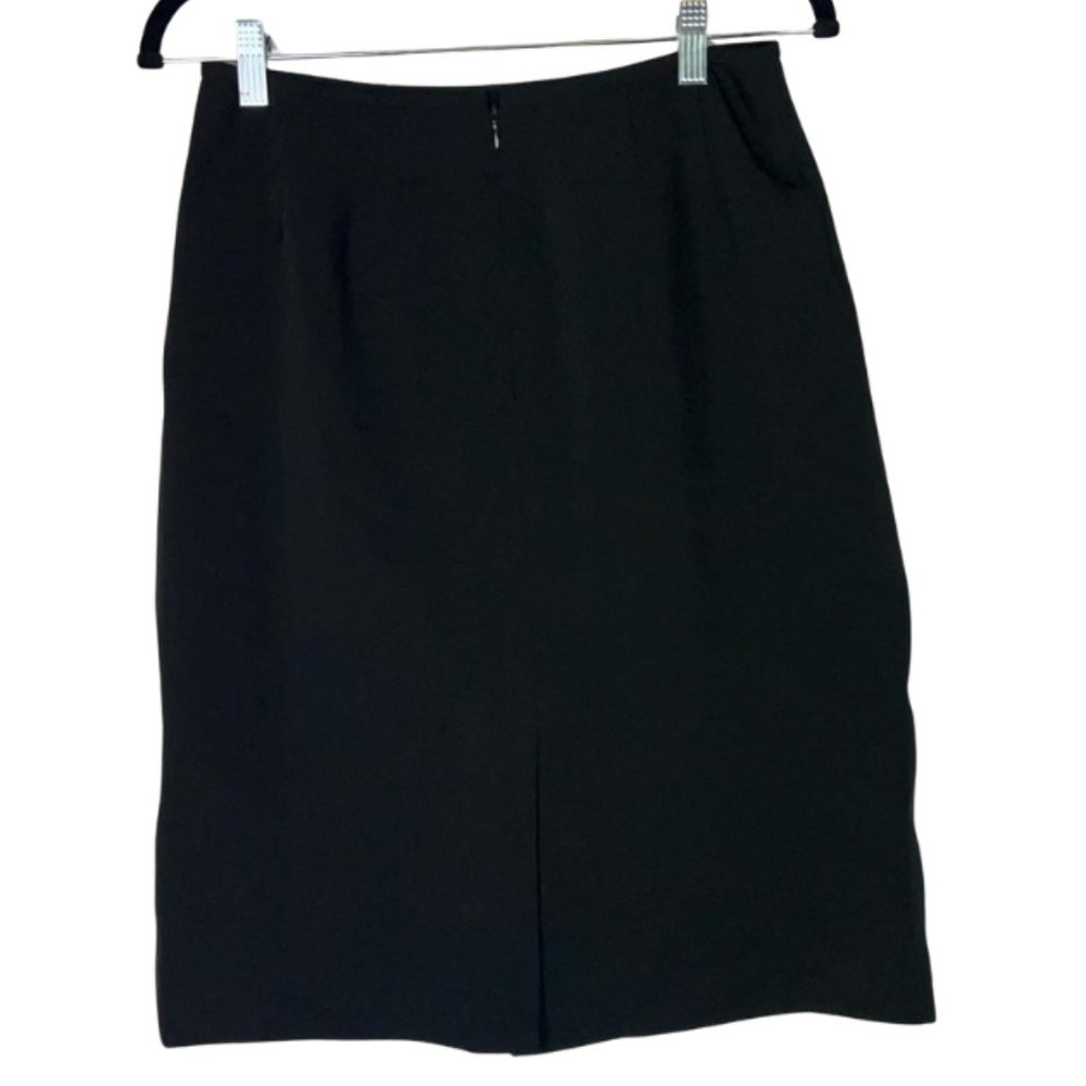 Kasper Skirt, Black, Size 8P, Great Condition, 100% Polyester